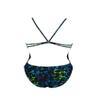 ARENA Women's Print Lace Back MaxLife One Piece Athletic Training Swimsuit, Botanic, 22 view 2