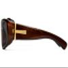 7eye by Panoptx Typhoon | Wind Blocking Sunglasses - Caramel, Gray Lenses view 2
