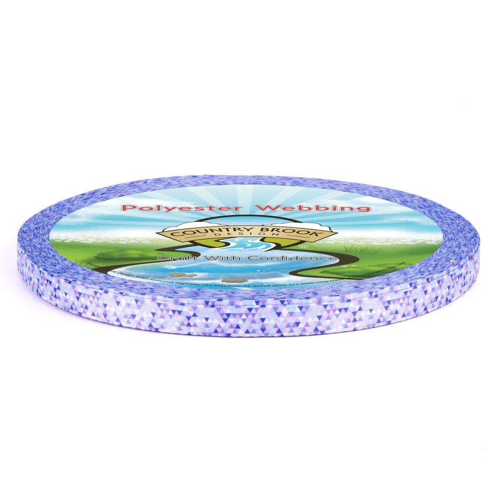 Country Brook Design - Mermaid Mosaic Photo Quality Polyester (1/2 Inch, 50 Yards)