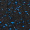 Playsafer Genaflex Lock Heavy Duty Interlocking Rubber Gym Tiles, Super Durable Laminated Protective Exercise Home Gym Flooring Mats - 8mm Thick X 20" X 20" (1 - Edge Tile, Black/Light Blue) view 2