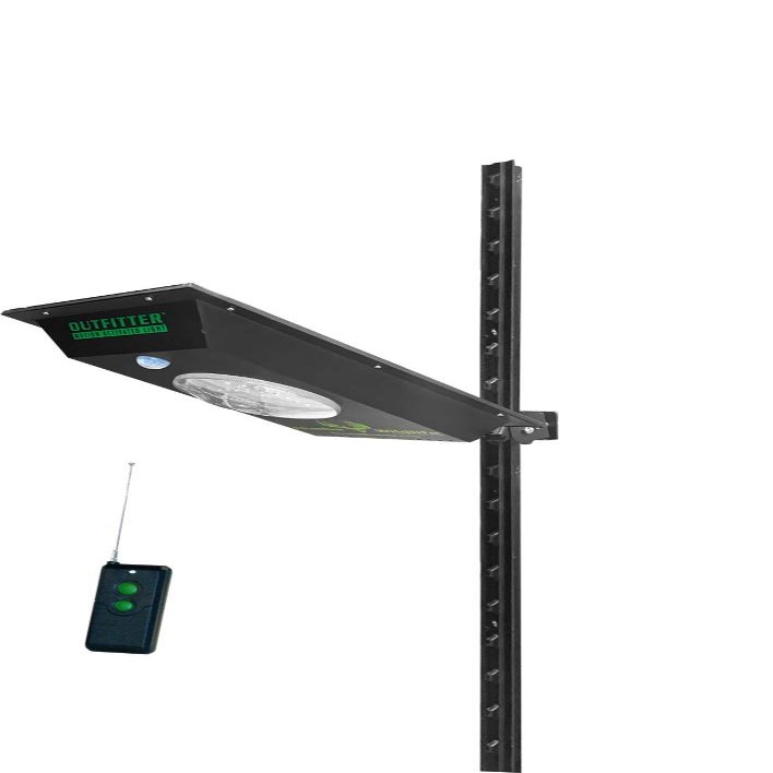 Elusive Wildlife Kill Light Outfitter with Remote Control Feeder Motion Light- Night Hog Hunting Illuminate Targets up to 300 Yards Away - Solar Powered (Green)
