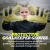 Storelli Silencer Sly Goalkeeper Gloves, Soccer Accessories, Sports Equipment, High-Impact Hand Protection with Removable Finger Spines, Unisex, Youth, Glove Bag Included, Black, Yellow, Size 9 view 2