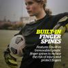 Storelli Silencer Sly Goalkeeper Gloves, Soccer Accessories, Sports Equipment, High-Impact Hand Protection with Removable Finger Spines, Unisex, Youth, Glove Bag Included, Black, Yellow, Size 9 view 4