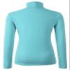 HieasyFit Women's Cotton Basic Thermal Turtleneck Pullover Top Turquoise XL view 2