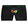 Tipsy Elves Funny Holiday Themed Underwear for Men - Jinglle Balls Black Boxers Size XX-Large view 1