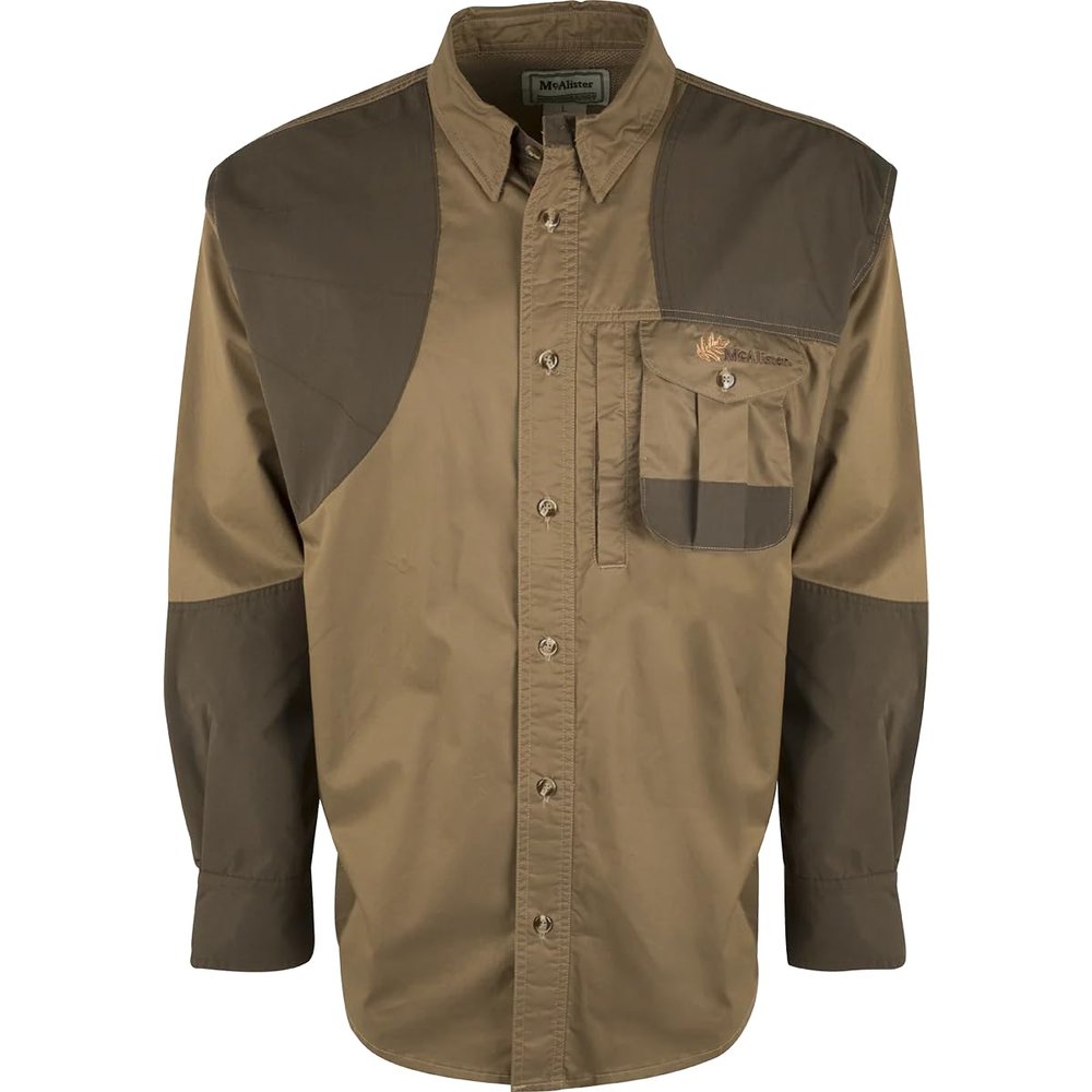 Drake McAlister Upland Field Shirt Olive/Tan SM