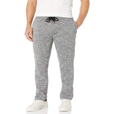 Southpole Men's Fleece Jogger, Marled Grey, Medium