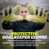 Storelli Silencer Sly Goalkeeper Gloves, Soccer Accessories, Sports Equipment, High-Impact Hand Protection with Removable Finger Spines, Unisex, Youth, Glove Bag Included, Black, Yellow, Size 11 view 2