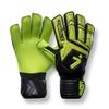 Storelli Gladiator Recruit 3.0 Goalkeeper Gloves, Entry-Level Soccer Goalie Gloves with 4 Built-in Finger Spines, High-Impact Hand Protection, 1 Pair, Black & Yellow, Size 7 view 1