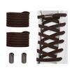 Alegrianan No Tie Shoelaces, Elastic Shoelaces for Adults/KidsElastic No Tie Shoe Laces Dark Brown view 1