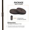 Alegrianan No Tie Shoelaces, Elastic Shoelaces for Adults/KidsElastic No Tie Shoe Laces Dark Brown view 2