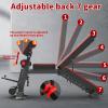 Adjustable Weight Bench,Utility Workout Bench Foldable Incline Decline Benches for Home Gym Full Body Workout,Load 330LBS view 3