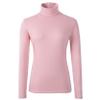 HieasyFit Women's Cotton Basic Thermal Turtleneck Pullover Top Dusty Pink S view 1