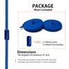 Alegrianan No Tie Shoelaces, Elastic Shoelaces for Adults/KidsElastic No Tie Shoe Laces Blue view 2