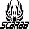 Imagnt Studio Set of 2 Boat Hull Vinyl Decals for Scarab Boat Restoration Stickers, Size 17 x 36, All Black Color view 1