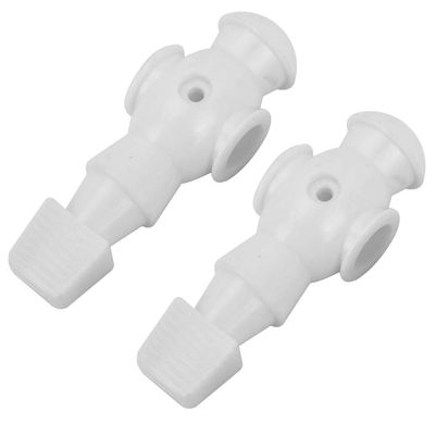 Demeras Table Football Men Plastic Athlete Soccer Dolls Football Replacements Set (White)