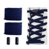 Alegrianan No Tie Shoelaces, Elastic Shoelaces for Adults/KidsElastic No Tie Shoe Laces Navy Blue view 1