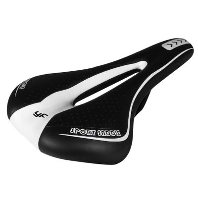 1 Pc Mountain Bike Hollow Hole Saddle Hollow Saddle Electric Mountain Bikes Replacement Ergonomic sea se seat Cover High Resilience Polyurethane Sports White
