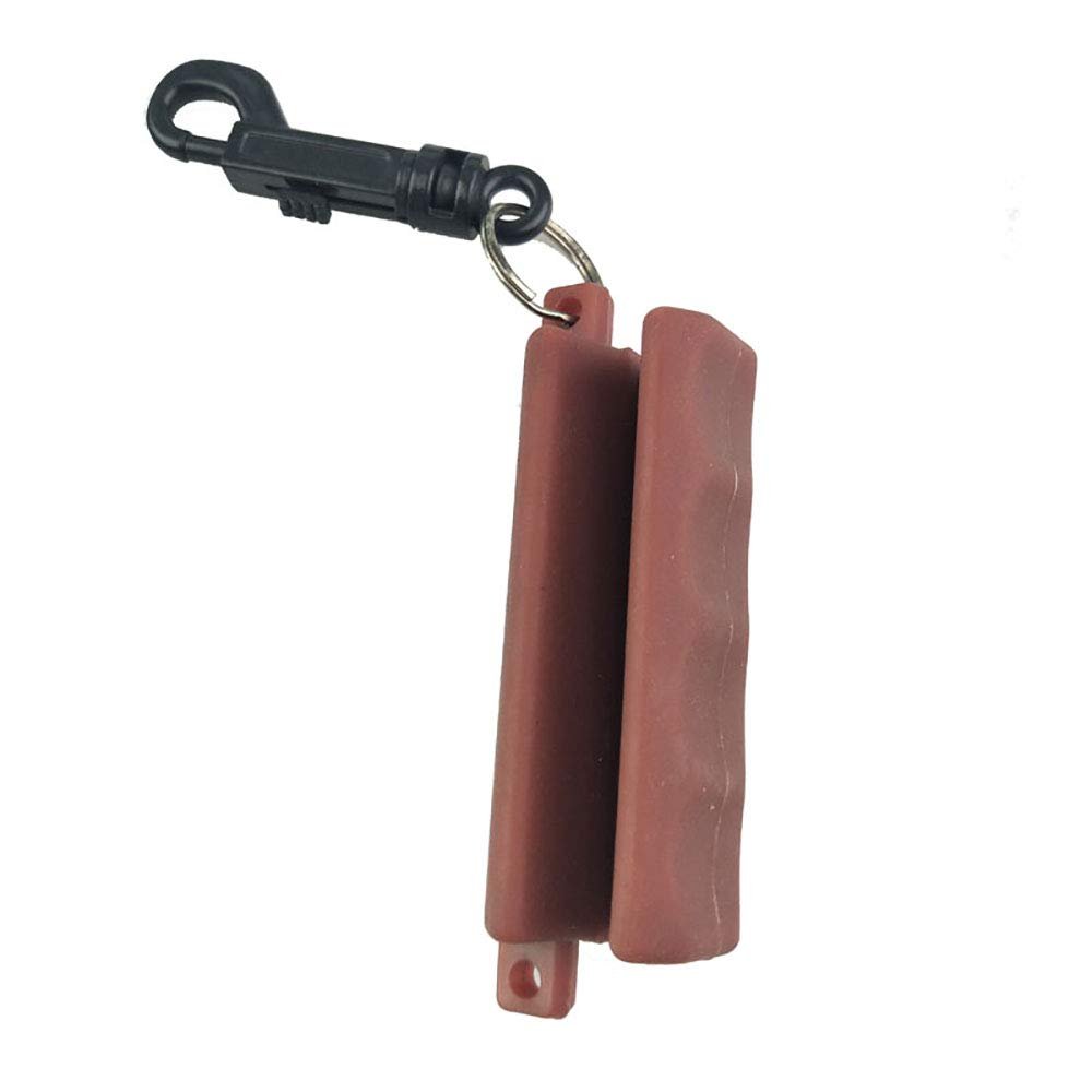 ZSHJGJR 2pcs Archery Arrow Puller Molded Rubber Arrow Puller Gripper with Belt Clip for Removing Target Arrows (Brown)