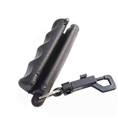 ZSHJGJR 2pcs Archery Arrow Puller Molded Rubber Arrow Puller Gripper with Belt Clip for Removing Target Arrows (Black)