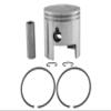 Asaki Piston Kit Compatible with Tohatsu Nissan 9.9-18 hp Outboard 350-00004-1 0.50 with Piston Ring view 1