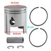 Asaki Piston Kit Compatible with Tohatsu Nissan 9.9-18 hp Outboard 350-00004-1 0.50 with Piston Ring view 2