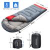 BISINNA Sleeping Bag with Pillow - 4 Season Backpacking Sleeping Bag Lightweight Waterproof Warm and Washable for Adults, Kids, Women, Men's Outdoors Camping, Hiking, Mountaineering(Right Zipper) view 2