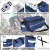 RAYMACE Bike Trunk Cooler Bag With Tail Light,Bicycle Rear Rack Bag Insulated Storage 8L,Pannier Bag (Navy) view 4