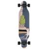 Junli 41 Inch Freeride Skateboard Longboard - Complete Skateboard Cruiser for Cruising, Carving, Free-Style and Downhill Floral view 2