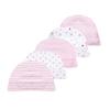 Chamie Newborn Baby Soft Cotton Organic Cap and Mitten Set Sunny Hats for Hospital Baby Boy and Girl(0-6 Months) view 2