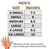 Riparo Men's Vegan Leather Full-Finger Driving Touchscreen Gloves (X-Small, Black/Red Thread) view 2
