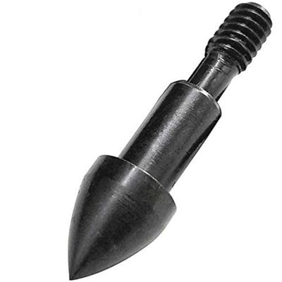 AMEYXGS 50pcs Archery Arrow Tips Field Points 60 Grain Arrowhead Screw-in Broadheads for Recurve and Compound Bow (Black)