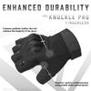 Glove Station The Combat - Fingerless Knuckle Tactical Gloves for Men - Motorcycle Gloves for Tactical Shooting, Airsoft, Hunting, Police Work and Hiking - Black, Medium view 2