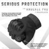 Glove Station The Combat - Fingerless Knuckle Tactical Gloves for Men - Motorcycle Gloves for Tactical Shooting, Airsoft, Hunting, Police Work and Hiking - Black, Medium view 4