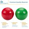Pointyard 100mm Bocce Ball Set, Regulation Bocci Ball Set with 8 PE Bocce Balls/1 Pallino/Carrying Bag/Measuring Tape - Outdoor Family Bocce Game for Backyard/Lawn/Beach (Red,Blue,Green,Yellow) view 2