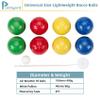 Pointyard 100mm Bocce Ball Set, Regulation Bocci Ball Set with 8 PE Bocce Balls/1 Pallino/Carrying Bag/Measuring Tape - Outdoor Family Bocce Game for Backyard/Lawn/Beach (Red,Blue,Green,Yellow) view 3