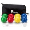 Pointyard 90mm Bocce Ball Set with 8 PE Balls, 1 Pallino, Carrying Bag, Measuring Tape - Family Game for Outdoor/Lawn/Beach/Park view 1