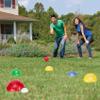 Pointyard 90mm Bocce Ball Set with 8 PE Balls, 1 Pallino, Carrying Bag, Measuring Tape - Family Game for Outdoor/Lawn/Beach/Park view 2