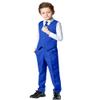 SaiLiiny Kids Suits for Boys Wedding Dresswear Toddler Suit Pants Sets for Boy Size 4T Royal Blue view 2
