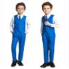 SaiLiiny Kids Suits for Boys Wedding Dresswear Toddler Suit Pants Sets for Boy Size 4T Royal Blue view 4
