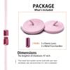 Alegrianan No Tie Shoelaces, Elastic Shoelaces for Adults/KidsElastic No Tie Shoe Laces Pink view 2