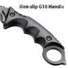 JXE JXO Claw Knife with Sheath, Durable 420HC Steel Fixed Blade Outdoor Duty Knife, Karambit Knife with Ergonomics G10 Anti-skidding Handle view 4