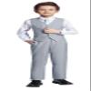 SaiLiiny Kids Suits for Boys Wedding Dresswear Toddler Suit Vest and Pants Sets for Boy Size 6 Gray view 4