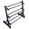 Racks Three-tier dumbbell storage rack Indoor sports equipment Black dumbbell stand Men's Home Fitness Dumbbell rack Gym equipment Strong load-bearing capacity Dumbbell Racks view 1