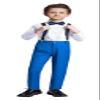 SaiLiiny Boys Royal Blue 4 Pieces Suit with Suspender Kids Formal Wedding Tuxedo Suits for Toddler Boys Size 4 view 4