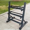 Racks Three-Tier Dumbbell Storage Rack 260kg Dumbbell Stand Indoor Sports Equipment Men's Home Fitness Gym Equipment Dumbbell Rack Multifunctional Shelf Dumbbell Racks view 2