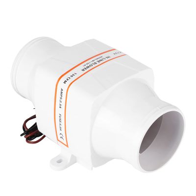 Aramox Air Blower Fan Fit for Yacht Boat RV, 3inch in?Line Marine Bilge Air Blower Strong Ventilation Fan(12V)