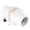 Aramox Air Blower Fan Fit for Yacht Boat RV, 3inch in?Line Marine Bilge Air Blower Strong Ventilation Fan(12V) view 1