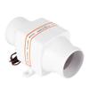 Aramox Air Blower Fan Fit for Yacht Boat RV, 3inch in?Line Marine Bilge Air Blower Strong Ventilation Fan(12V) view 2
