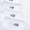 Calvin Klein Mens Quarter Socks - 12 Pack Soft Cushioned Stretch Performance Breathable Quarter Cut Athletic Socks for Men, Size 7-12, White view 3